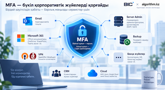Multi-Factor Authentication (MFA) - Көп қабатты қорғаныс