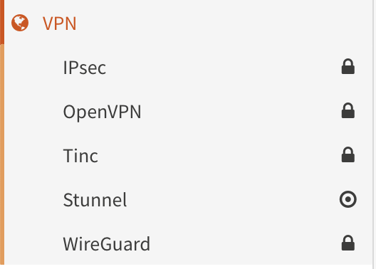 VPN technologies in OPNsense