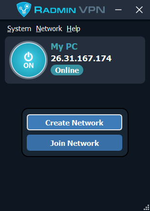 Radmin VPN иллюстрациясы